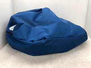 LARGE COVERED BEAN BAG IN BLUE: LOCATION - E12