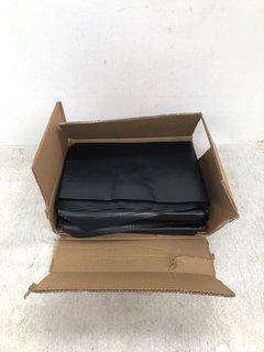 BOX OF LARGE PLASTIC WASTE BAGS IN BLACK: LOCATION - E11