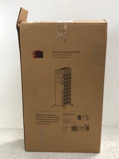 JOHN LEWIS & PARTNERS 1500W OIL FILLED HEATER: LOCATION - H12