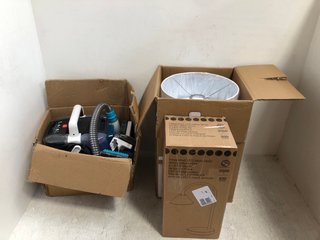 QTY OF ASSORTED ITEMS TO INCLUDE SHARK STAIN STRIKER CARPET CLEANER: LOCATION - H13