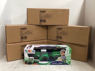 6 X BOXES OF TOOKO TRACTOR AND TRAILER TOYS: LOCATION - G16
