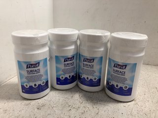 4 X PURELL SURFACE SANITISING WIPES: LOCATION - G15