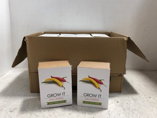 QTY OF GROW IT CHILLI PEPPER PACKS: LOCATION - G15