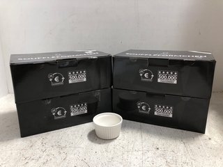 4 X MINI SOUFFLE COOKING DISHES: LOCATION - G15