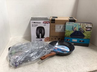QTY OF ASSORTED CLEANING ITEMS TO INCLUDE BELACO AIR FRYER MODEL: BEL-AF-02: LOCATION - G14