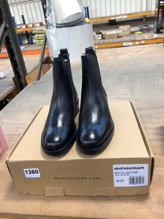 DUNE LONDON WOMENS 484 PANORAMA CLASSIC CHELSEA BOOTS IN BLACK SIZE: 4: LOCATION - E10