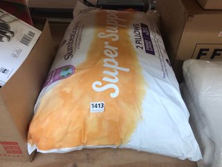 SLUMBERDOWN SUPER SUPPORT 2 PACK OF PILLOWS: LOCATION - E9