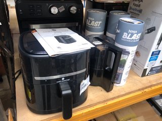 QTY OF ASSORTED ITEMS TO INCLUDE COOK'S ESSENTIALS SINGLE DRAWER AIR FRYER IN BLACK: LOCATION - E2