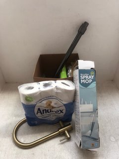 QTY OF ASSORTED ITEMS TO INCLUDE MULTI PACK OF ANDREX CLASSIC CLEAN TOILET ROLLS: LOCATION - H3