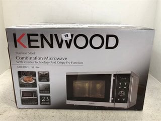 KENWOOD STAINLESS STEEL COMBONATION MICROWAVE WITH INVERTER TECHNOLOGY RRP - £249: LOCATION - E1 FRONT