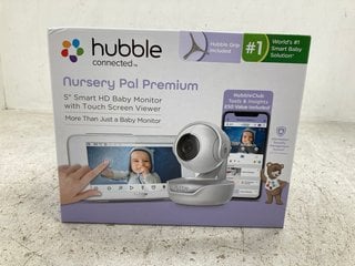HUBBLE CONNECTED NURSERY PAL PREMIUM 5'' SMART HD BABY MONITOR RRP - £149: LOCATION - E1