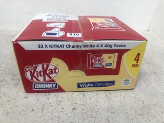 BOX OF WHITE CHOCOLATE KIT KAT BARS BB: 10/23 (SOME ITEMS MAY BE PAST BB): LOCATION - G10