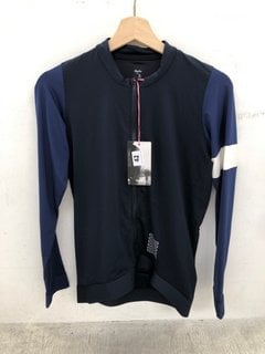 RAPHA WOMENS STRETCH FULL ZIP UNDERLAYER IN NAVY SIZE: L RRP - £105: LOCATION - E1
