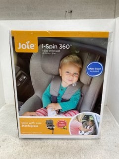 JOIE I - SPIN 360 I - SIZE CHILDRENS CAR SEAT RRP - £250: LOCATION - E1