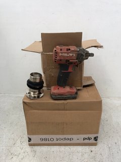 2 X ASSORTED DIY ITEMS TO INCLUDE HILTI IMPACT WRENCH MODEL: SIW 4AT-22 (BODY ONLY): LOCATION - F6