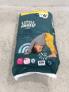 ASDA LITTLE ANGELS COMFORT JUMBO PACK OF NAPPIES: LOCATION - F7