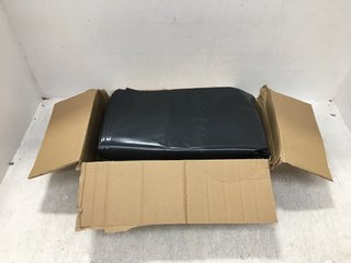 BOX OF LARGE PLASTIC WASTE BAGS IN BLACK: LOCATION - F10