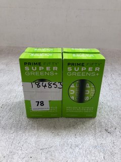 4 X PRIME FIFTY SUPER GREENS MELON AND CITRUS MULTI - NUTRIENT FOOD SUPPLEMENTS BB: 03/25: LOCATION - H1