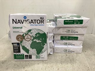 QTY OF NAVIGATOR UNIVERSAL A4 PAPER PACKS: LOCATION - F13