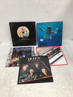 QTY OF ASSORTED VINYL'S TO INCLUDE NIRVANA NEVER MIND: LOCATION - F15