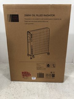 JOHN LEWIS AND PARTNERS 2500W OIL FILLED RADIATOR: LOCATION - F16