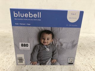2 X BLUEBELL BABY HUB + SENSOR + APP 7 IN 1 BABY MONITOR RRP - £199: LOCATION - F17