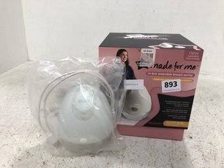 2 X ASSORTED BABY ITEMS TO INCLUDE TOMMEE TIPPEE MADE FOR ME IN BRA WEARABLE BREAST PUMP: LOCATION - F17