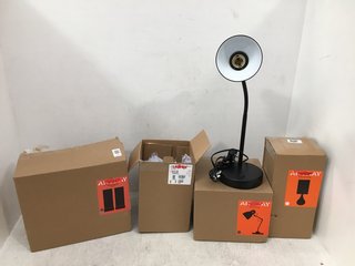 4 X ASSORTED JOHN LEWIS AND PARTNERS LIGHT ITEMS TO INCLUDE BRANDON TASK LAMP: LOCATION - F18