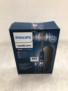 PHILIPS SONICARE 6100 PROTECTIVE CLEAN ELECTRIC TOOTHBRUSH: LOCATION - E15