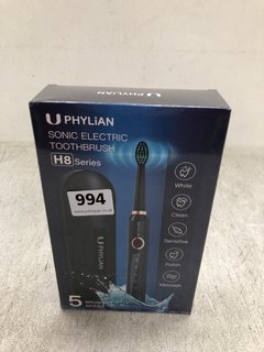 PHYLIAN H8 SERIES SONIC ELECTRIC TOOTHBRUSH: LOCATION - E15