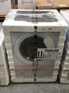 NEUE INTEGRATED WASHER DRYER : MODEL NED1475D4E/1-80 - RRP £571: LOCATION - A6
