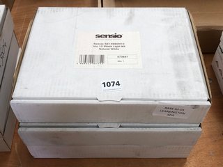3 X ASSORTED SENSIO ITEMS TO INCLUDE IRIS 10 PLINTH LIGHT KIT IN NATURAL WHITE : PART NUMBER SE15990N10: LOCATION - A6