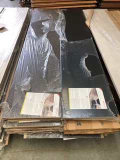 (COLLECTION ONLY) PALLET OF ASSORTED KITCHEN COUNTERTOPS TO INCLUDE WILSONART LAMINATE WORKTOP IN GREY GRANITE EFFECT FINISH: LOCATION - B9