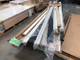 (COLLECTION ONLY) PALLET OF ASSORTED FLOORING ITEMS TO INCLUDE STYLE RUSTIC LACQUERED 2.2M2 FLOORING PANELS: LOCATION - C10