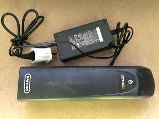BAFANG PYTES E-BIKE BATTERY (MODEL: BT F08.600.C) WITH CHARGER