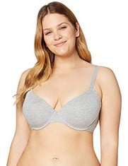 PALLET WITH 3 BOXES OF IRIS & LILLY WOMEN'S MEDIUM COVERAGE COTTON BRA, PACK OF 2, GREY MIX/NAVY BLUE, DIFFERENT SIZES.