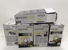 5 X INTEX MATTRESSES INCLUDING VARIOUS MODELS AND SIZES.