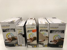 7 X INTEX MATTRESSES INCLUDING VARIOUS MODELS AND SIZES.