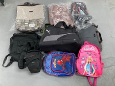 10 X BACKPACKS OF DIFFERENT MODELS INCLUDING SPIDERMAN.