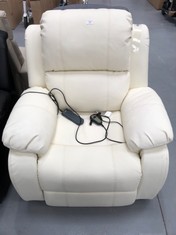 NALUI RELAXING MASSAGE CHAIR CREAM COLOUR IS DIRTY (IT IS UNSTABLE).