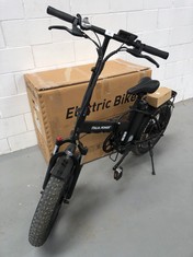 ITALIA POWER OFF GRID, E-BIKE BRANCH, ELECTRIC FAT BIKE, UNISEX, ADULT, BLACK/WHITE, M (DOES NOT SWITCH ON).