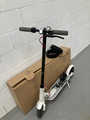 ELECTRIC SCOOTER XIAOMI ELECTRIC SCOOTER WHITE, GREY AND RED COLOUR.