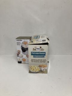 2 X ASSORTED ITEMS TO INCLUDE SALTER HEALTHY POPCORN MAKER