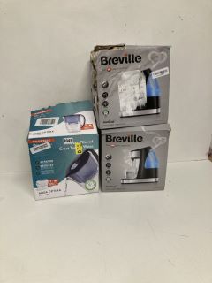 3 X ASSORTED ITEMS TO INCLUDE BREVILLE HOT CUP