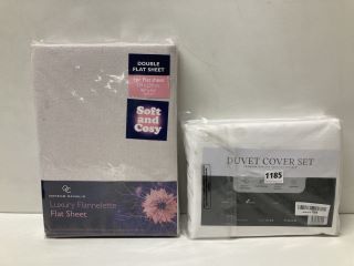 2 X ASSORTED ITEMS TO INCLUDE DUVET COVER SET