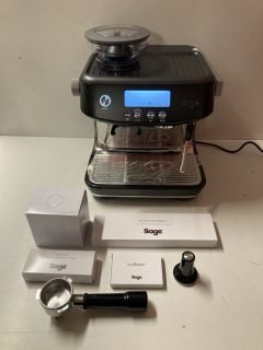SAGE 'THE BARISTA PRO' AUTOMATIC COFFEE MACHINE WITH ADJUSTABLE MILK FROTHER