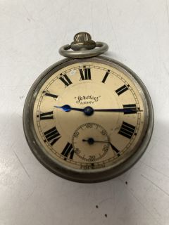 "SERVICES" ARMY VINTAGE POCKET WATCH