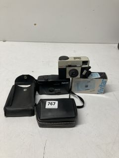 3 X ASSORTED VINTAGE CAMERAS TO INCLUDE PANORAMA WIDE PIC PANORAMIC LENS