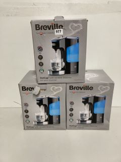 3 X BREVILLE HOT CUPS