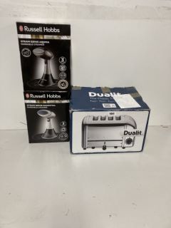 3 X ASSORTED ITEMS TO INCLUDE DUALIT PROHEAT TOASTER